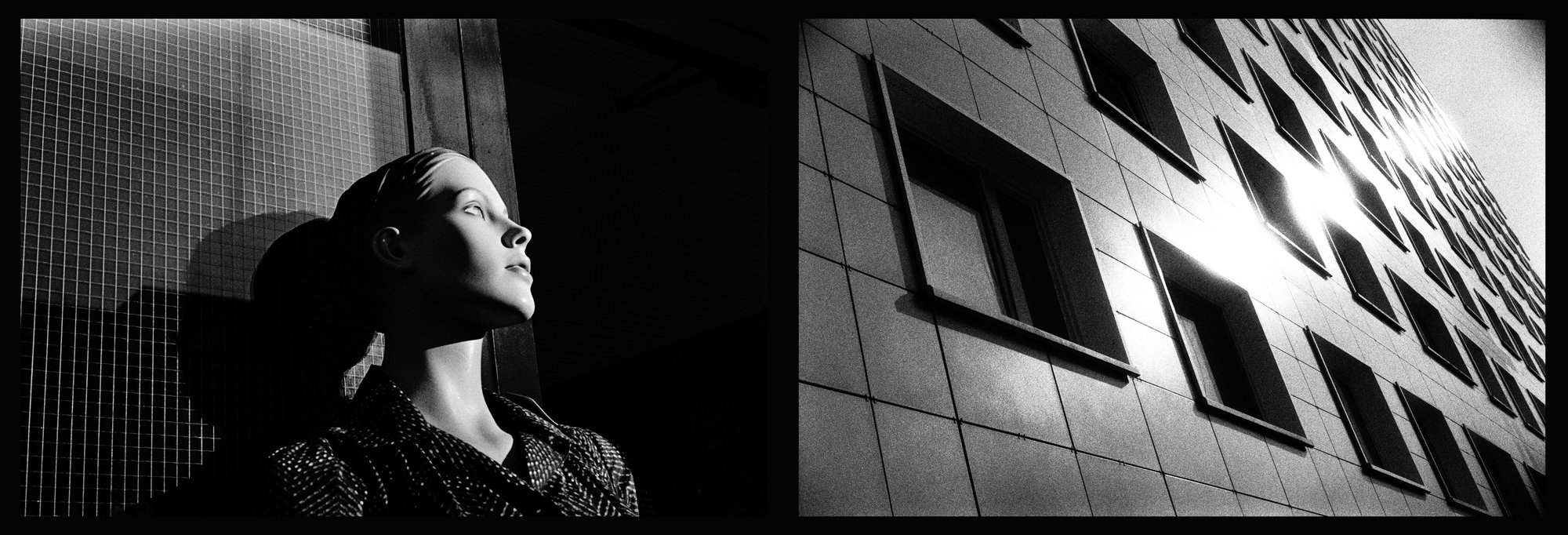 Black and white film photograph from Federico Marcon's Berlin series