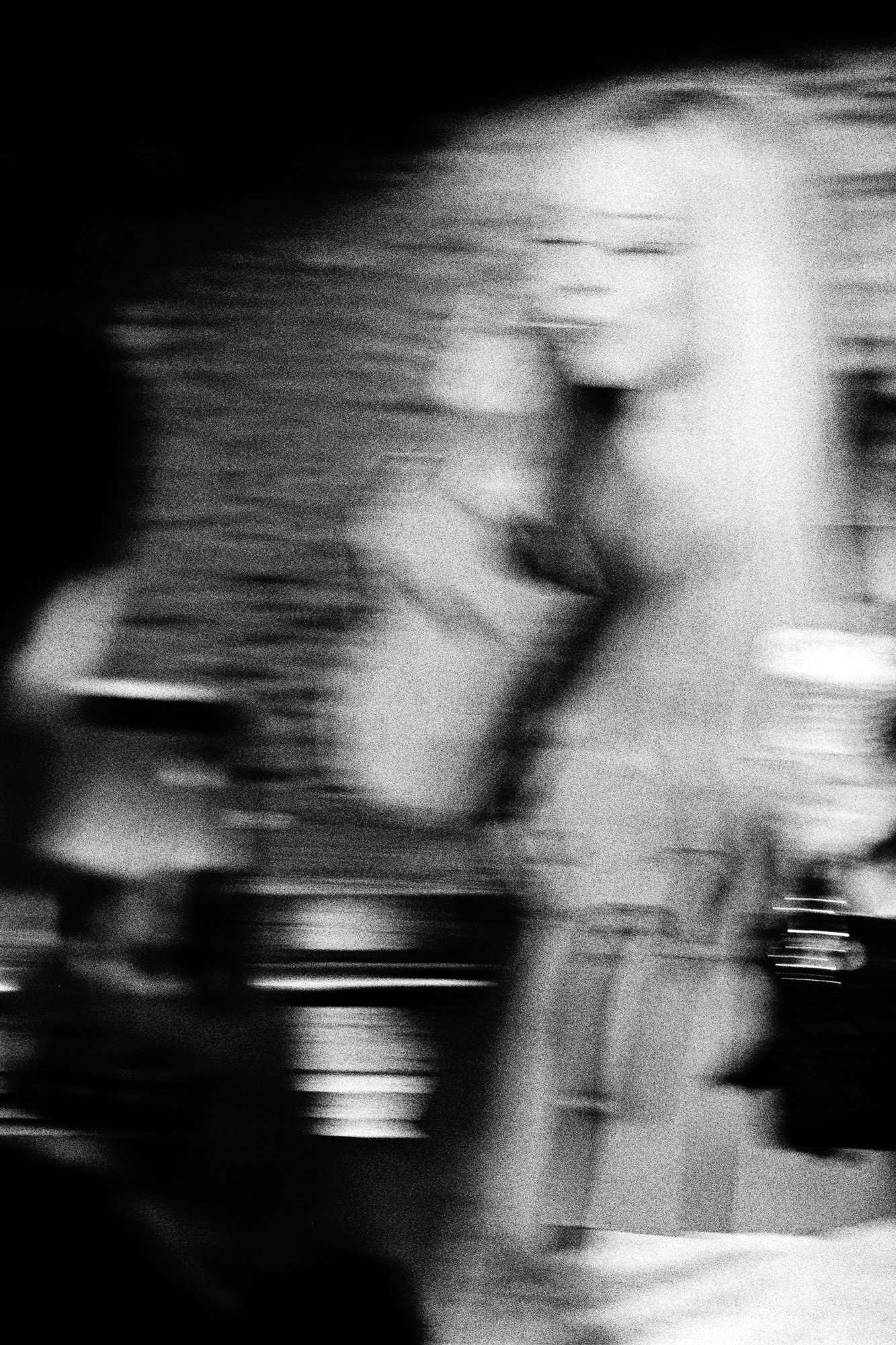 Black and white film portrait photograph by Federico Marcon