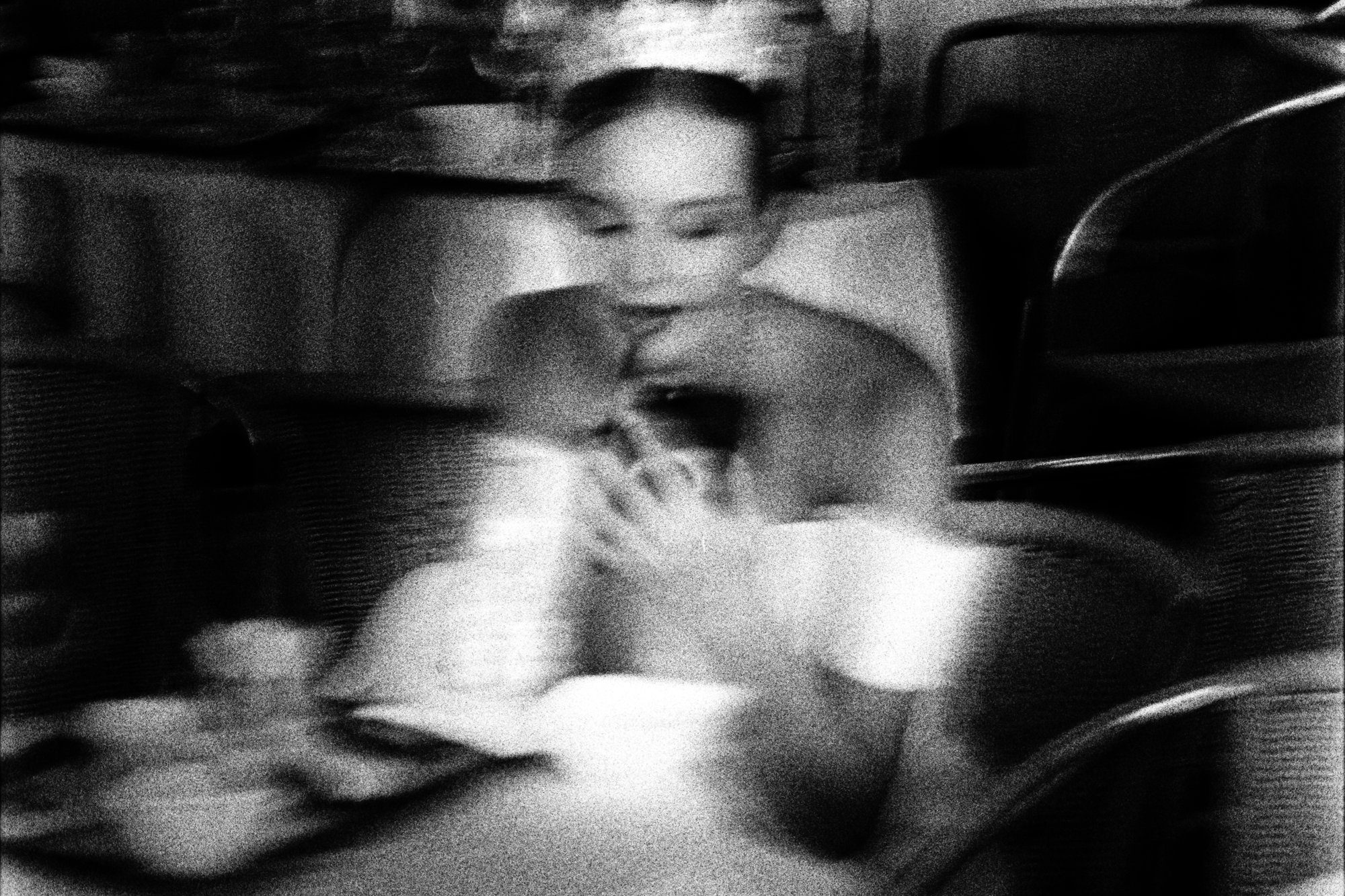 Black and white film portrait photograph by Federico Marcon