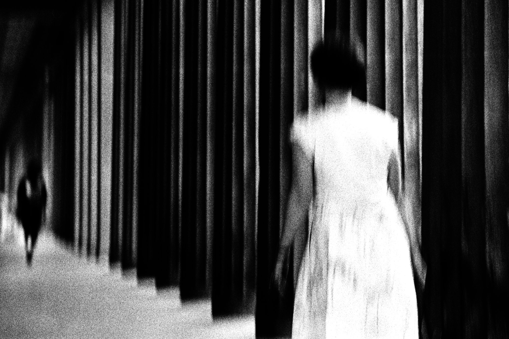 Black and white film portrait photograph by Federico Marcon