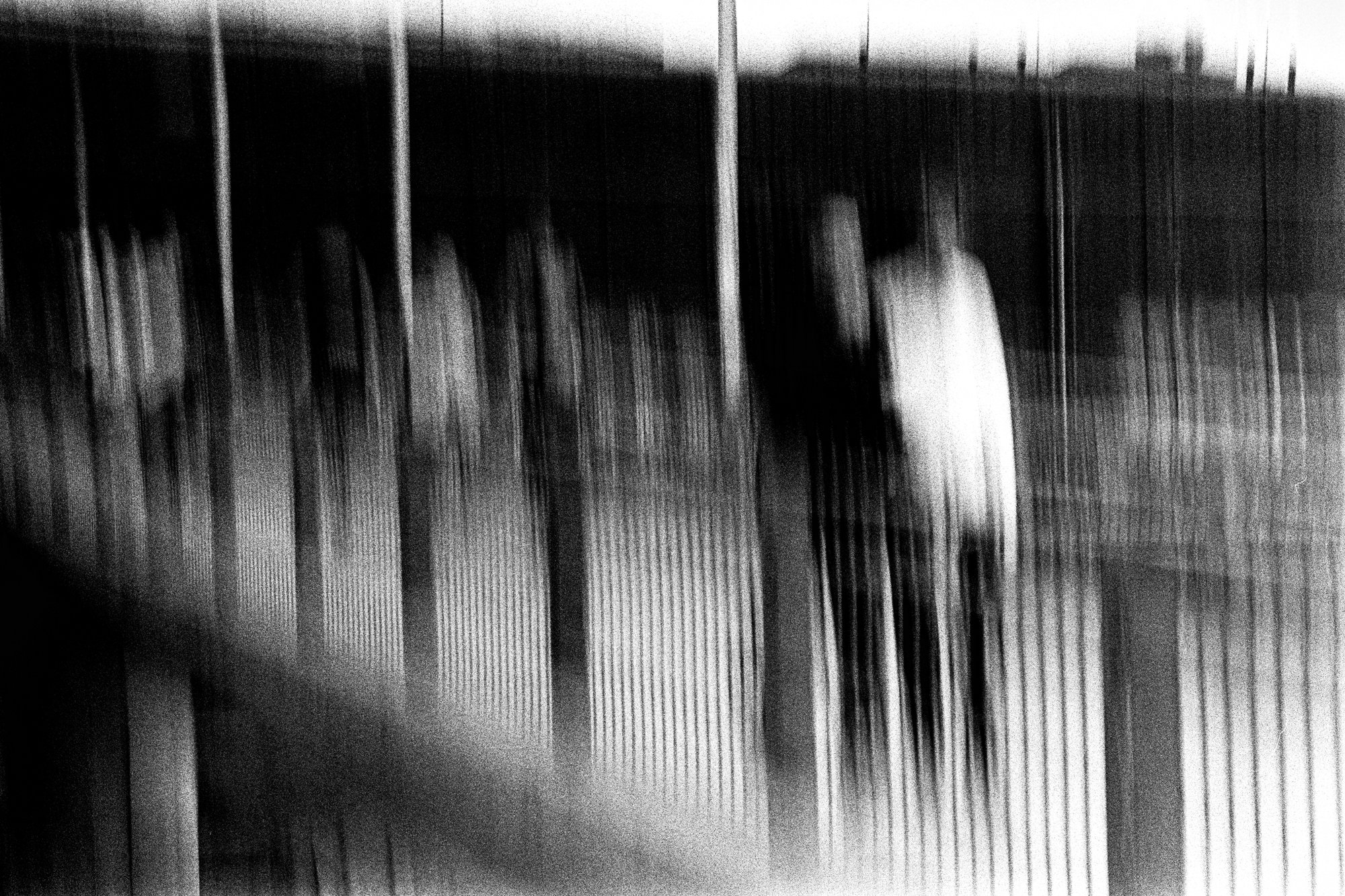 Black and white film portrait photograph by Federico Marcon