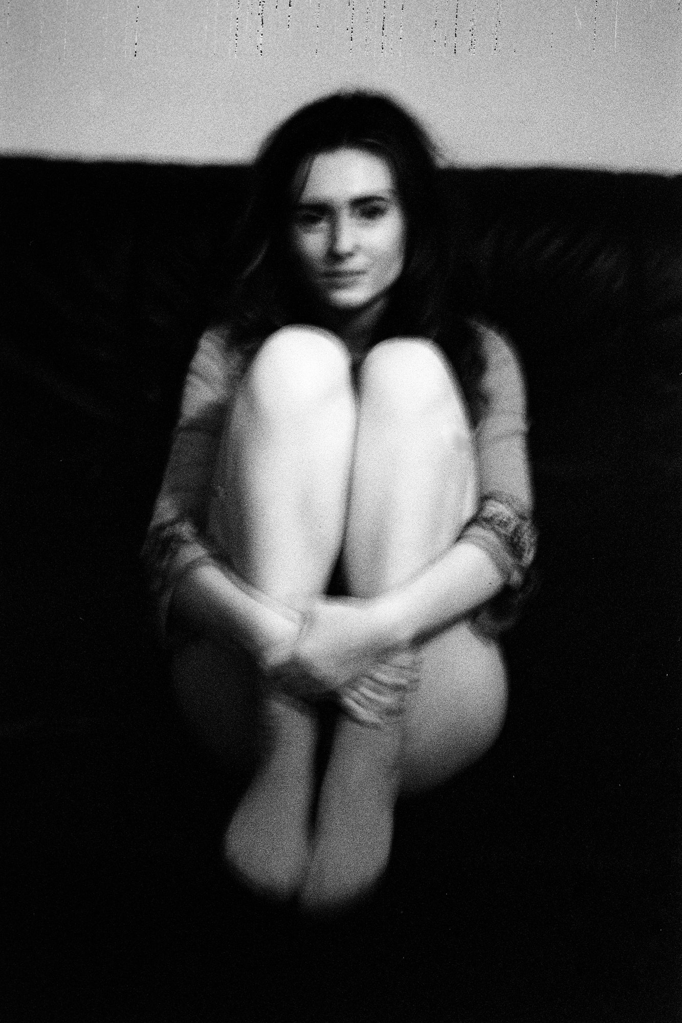Black and white film portrait photograph by Federico Marcon